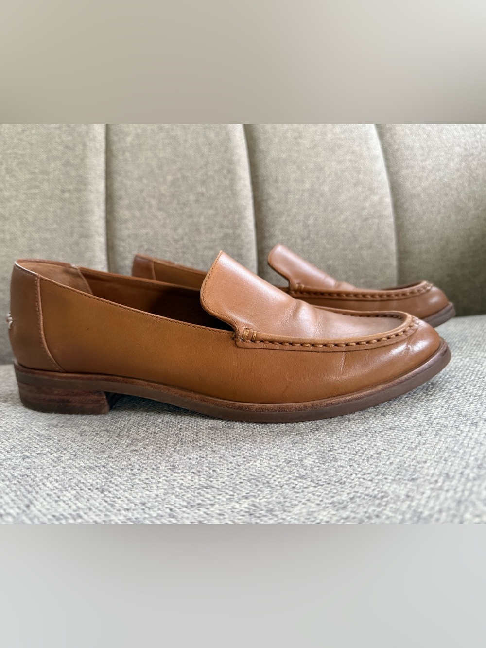 Everlane Modern Loafer Camel Leather 9.5 Classic Slip On Narrow Fit